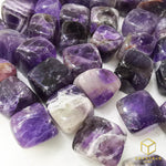 Load image into Gallery viewer, Chervon Amethyst Mini Cube Tumble
