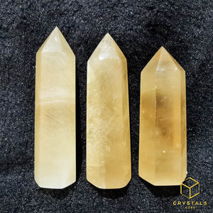 Golden Calcite Point