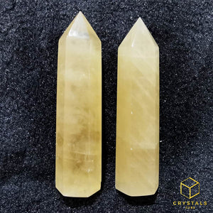 Golden Calcite Point