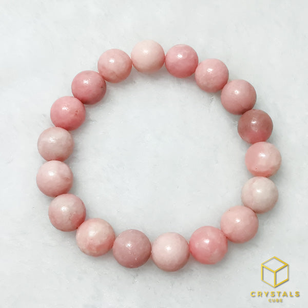 Pink Opal Stone Peruvian Opal Bracelet