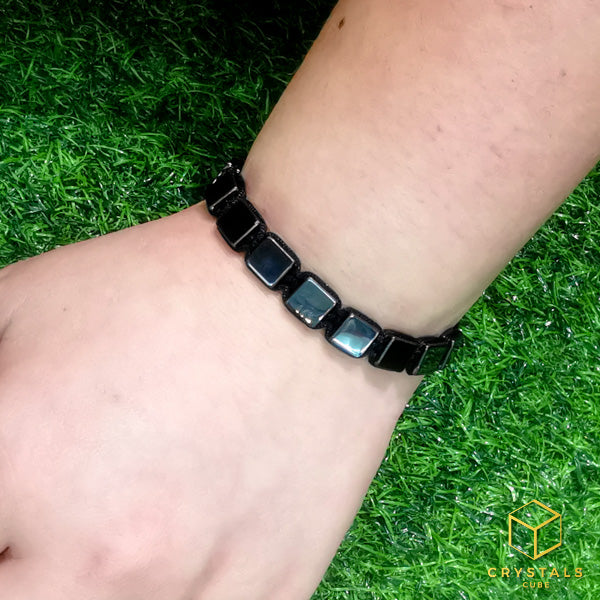 Hematite Adjustable String Bracelet