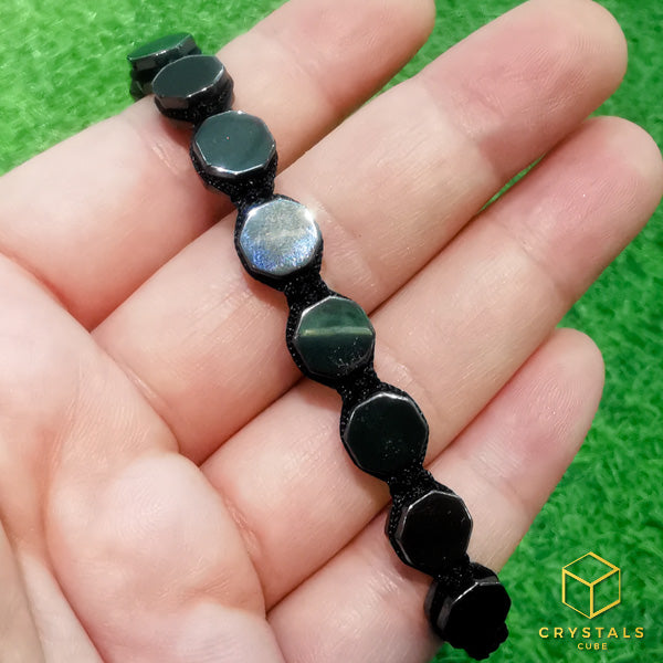 Hematite Adjustable String Bracelet