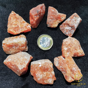 Orange Calcite Raw