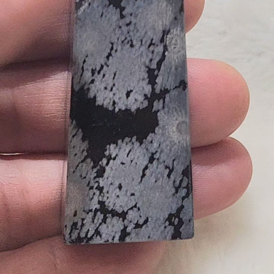 Snowflake Obsidian Point