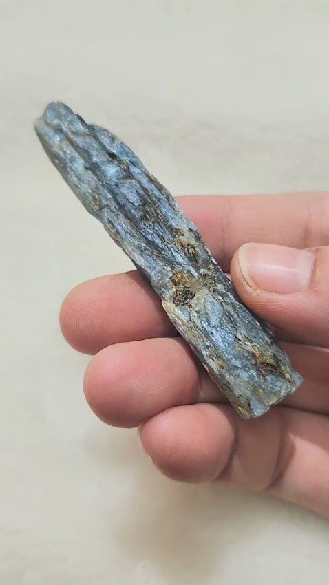 Blue Kyanite with Muscovite(Mica) Raw