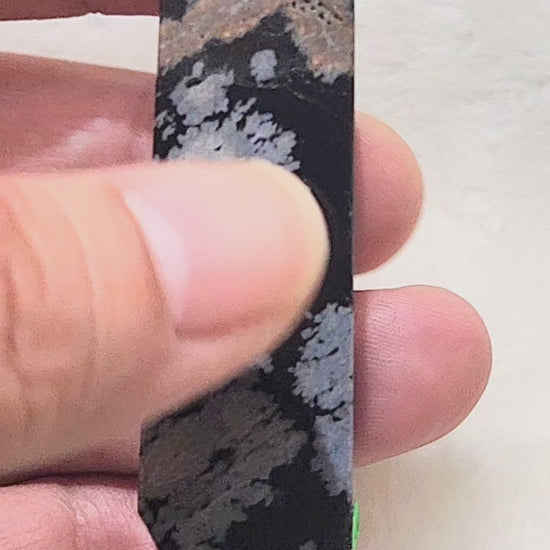 Snowflake Obsidian Point
